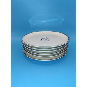 Vintage Syracuse China Alpine Salad Dessert Plates Set of 5 Made USA